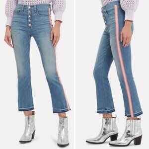 Veronica Beard Pink Carolyn Baby Boot Kick Flares